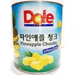 돌 파인애플 청크 캔 3k X6개 업소용 식당 식자재 대용량 : 도매만상