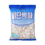 크라운 비단박하사탕 개별비닐포장 후식캔디 6봉 : WE.mart
