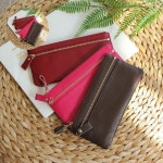 (제스트)F8018 카드지갑 소가죽 장지갑 지퍼형 심플 슬림 : 핫제스트