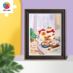 고양이 일러스트 1200피스 퍼즐 감성 인테리어 거실 벽 장식 조각 완구 겨울 동화 H2685 : 오쏘샵