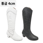 케이탑 D2055 펀칭 가죽 롱부츠 : K.TOP