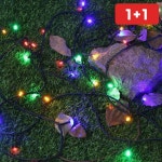 [1+1]다채로운 컬러 LED전구 야외 정원 꾸미기 태양광 자동충전 : 삼색깔남매 4호점