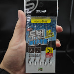 STUMP 그루터기 BN-A01 두번눌린바늘 채비바늘 3호 : 광명낚시왕