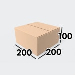 박스스 우체국 편의점 박스사이즈 200x200x100 116매 B골 소형택배상자 : 박스스