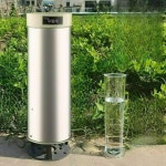 강우량계 측우계 빗물 게이지 농사 스테인리스 우량계 일체형 : 비오네르