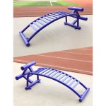 공공시설 야외 운동기구 근린공원 스포츠 공원 노인 복근판 블루 : CTKT 해외직구