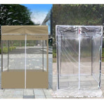 야외 부스 흡연장 주유소 경비실 간이 이동 비가림막 휴게실 현장 농막 아파트 조립식 : 하이 E마켓