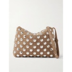 케이트 리나 미디엄 스터드 스웨이드 숄더 백 H4015 849 731 Beige 46376663162859112 : 페칭