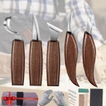 초보 목공 조각도 세트 우드카빙 목공예 조각도 세트 나무조각 수공예 : 유어 아이템