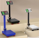업소용 저울 목욕탕 체중계 헬스장 사우나 몸무게 계량기  150KG 블루 두꺼운 30x40 블랙 : 쇼핑어시스트
