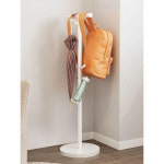 스탠드 현관 가방걸이 책가방걸이 학원 행거 화이트 옷걸이 모자 거치대 : 혼우