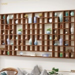 벽 선반장 네모 피규어 사각 40칸 소품 장식장 진열장 : 이지한직구