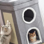 고양이 숨숨집 3층 텐트 다묘 하우스 수직형 : 올팜상회