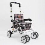 DS 디에스메디텍 실버카 DS-하이카 (8인치) 노인 보행기 할머니 유모차 보행차 : 오픈 생활건강