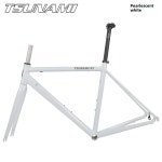 쓰나미도로 자전거 프레임 R1 프레임 브레이 A. R1 실버 그레이 XS 코드 44CM 알 : 채움브릿지