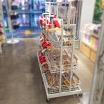 진열대 이동식매대 마트 약국 철제선반 슈퍼 스낵 진열용품 : 스마일픽업