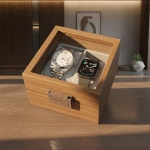 손목 시계 거치대 정리함 쿠션 2구 시계함 케이스 와인더 : 다바람