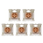 지라누 기계식 키보드 스위치 윤활 크림 택타일 액시즈 소음 3핀 단락 선형 옐로우 피치 Creamy yellow D : Prime haous