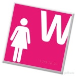 글샵 화장실 점자표찰 시트형 점자안내판 화장실촉지판 장애인편의시설 : 모든쉼터