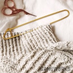 뜨개질 홀더 20cm 실걸이 소품 손뜨개 매듭공예 : 가누지