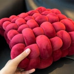 자이언트얀 방석 두꺼운 쇼파 사무실 쿠션 라이트핑크 30x30x12cm : 로얄테크윈