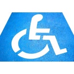 33 x 36 인치 핸디캡 주차장 스텐실 노인 주차 공간을 위한 재사용 가능한 실리콘 템플릿 아스팔트 콘크리트 포장 표시용 접이식 유연한 바닥... 