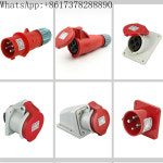 산업플매트 카펫 러그 소켓 TYP233 암수 커넥터 16A4 코어 표면 장착 32A 숨겨진 모바일 283 3상. : 칠원통상