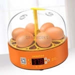 6구 회전 달걀 부화기 유정란 전란틀 육추기 오리 : 가누고