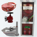 소방전수대 비상 소화기함 실내 선반 호스 소화전  800x650x240 유리문 : 샵온25