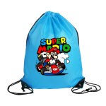 슈퍼 마리오 카트 월드 디디콩 김수한무 아크릴 캐릭터 키링 열쇠고리 굿즈 Drawstring 가방 귀여운 어린이 만화 저장 루이지 주머니 생일... 