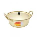 라면 냄비 노란냄비 황냄비 레트로냄비 18cm SM 양은 주전자 찌개냄비 : 디핑샵