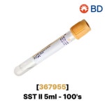 BD 진공채혈관 베큐테이너 베큠 vacutainer SST 5ml 367955 100개 튜브 시험관 : 오픈 생활건강