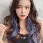 컬러 헤어피스 붙임머리 브릿지 그라데이션 긴머리가발 : 이루다 마켓스토어