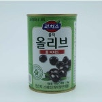 동서 리치스 블랙올리브 홀 405g 블랙올리브 올리브 샐러드 브런치 : 신도유통