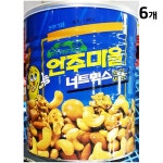 안주마을 견과믹스 1.5KG X6 견과믹스 마른안주 과자 호프메뉴 호프집메뉴 : 바이미스토어