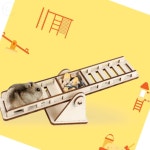 해들소다샵 햄스터 놀이터 시소 만들기 키트 동물장난감 목재장난감 : 해들소다추천샵