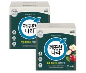 깨끗한나라 뽑아쓰는 키친 타월 타올 톡톡 150매 8개 4입 2팩 화장지 페이퍼 종이 : 서운산업