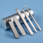 손톱깎이 세트 네일케어 미용가위 귀이개 눈썹정리 족집게 : 마켓쉘