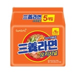 삼양라면 멀티 120gX5봉 삼양 라면 봉지라면 멀티 면 : 위너트레이딩