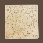 우드 크리스마스 리스만들기 5인용 겨울 diy키트 꾸미기 미술놀이 SW2298-5 : 아페페 Afefe