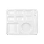 DOLSAN 돌산멜라민 미색 6찬 식판 8호 DS-7-022 : 네스트키친