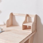 가로600 밝은나무원목 책상정리선반 책꽂이 내방꾸미기 회사원 소설책 : OWOLMOK