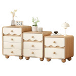 끄롱마제 원목 침대프레임 퀸사이즈 평상형 럭셔리 침실용 포함 다기능 침대프레임 우드 디자인 트렌디한 스타일 원목색상+화이트 : ggrong