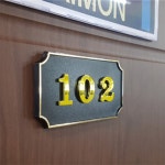 사각 동호수호실판 검정 1P 호실번호판 여인숙 호수표시 : 하나S마트