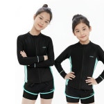 여아동/여주니어 집업래쉬가드, 레깅스반바지 2종세트 LM-G3403&4 : 쿠기어드벤쳐