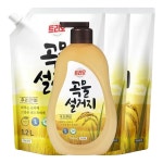 블프트리오 곡물설거지 우리현미 주방세제용기750ml 플러스 리필1.2L 3개 : 운드케