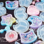 손쉬운 레진 작품 만들기 실리콘 몰드 초보자 공예 틀 액세서리 : 수수글로벌en