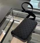 셀린느 플랩 메신저 - 트리옹프 캔버스 & 카프스킨블랙111592ETH.38SI : nomelic