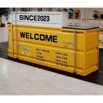 컨테이너 안내데스크 카운터 선택가능 인포 사이즈 : 주식회사홈앤룸