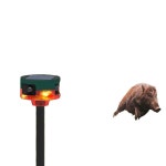 야생동물 경보기 태양열 퇴치기 야외 태양광 퇴치 감지기 : 글로벌스텝 스토어